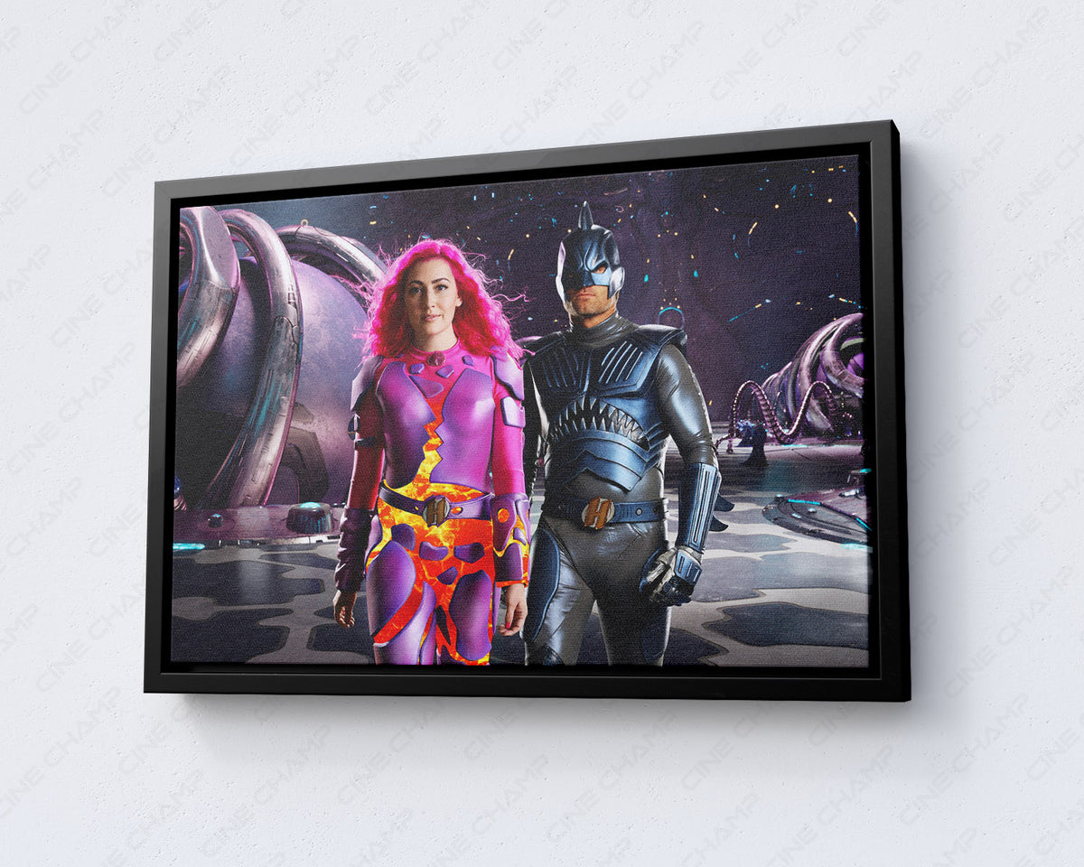 Sharkboy And Lavagirl Movie Poster Canvas