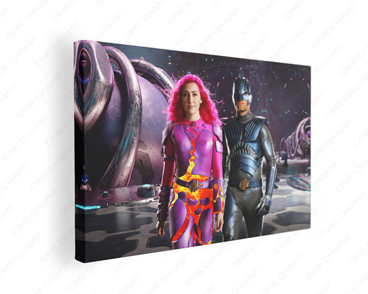 Sharkboy And Lavagirl We Can Be Heroes Canvas Wall Art