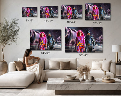 Sharkboy Superhero Wall Art