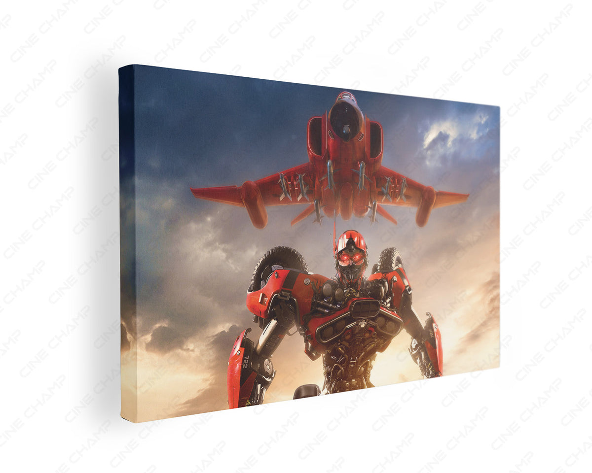 Shatter Bumblebee Canvas Wall Art