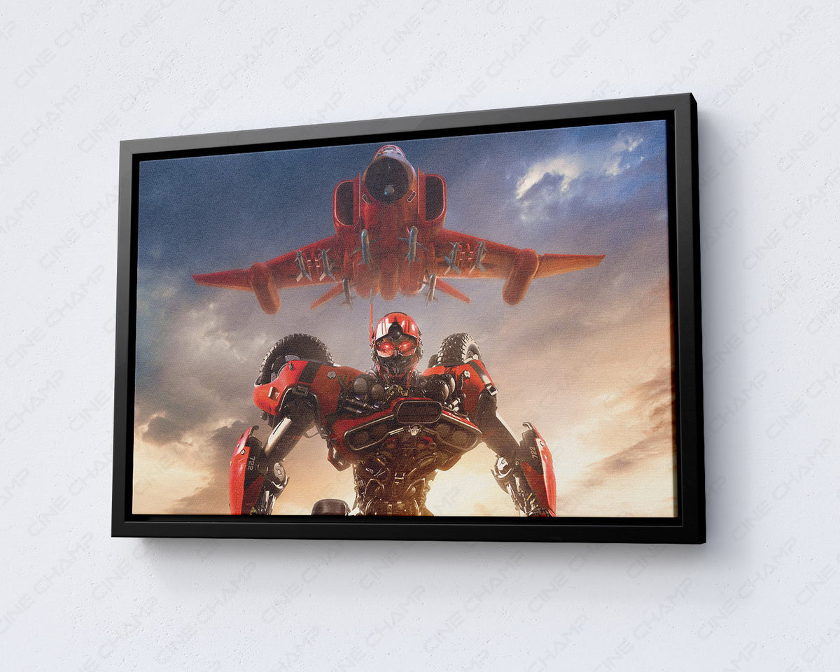 Shatter Bumblebee Movie Poster Canvas