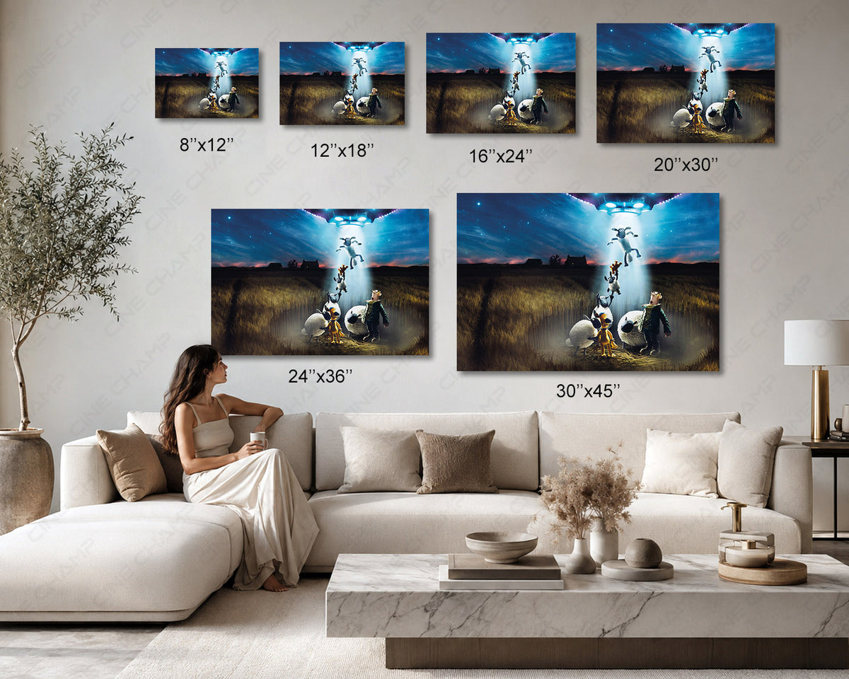 Shaun The Sheep Kids Room Wall Art