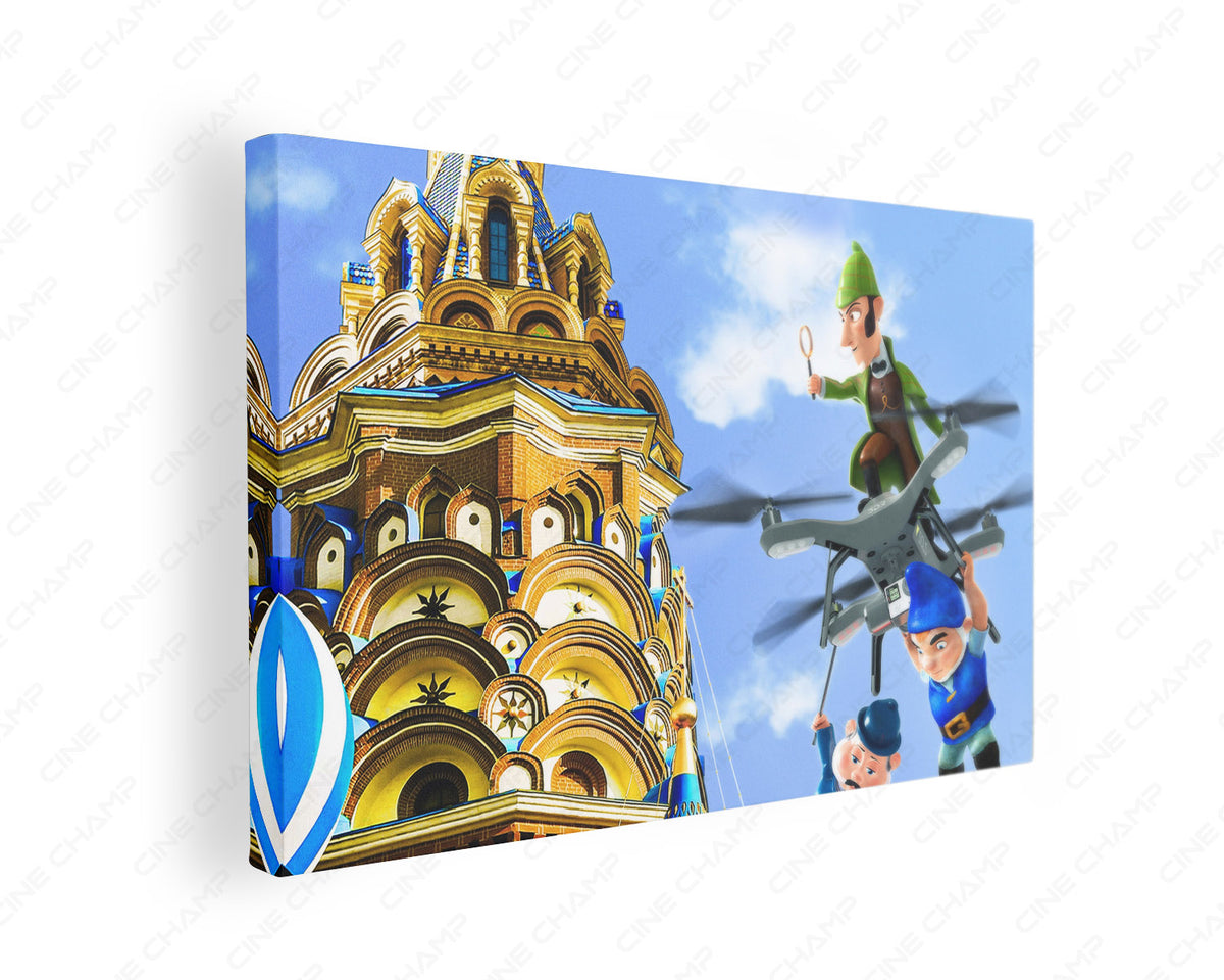 Sherlock Gnomes Canvas Wall Art
