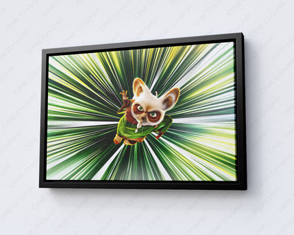 Shifu Kung Fu Panda Movie Poster Canvas