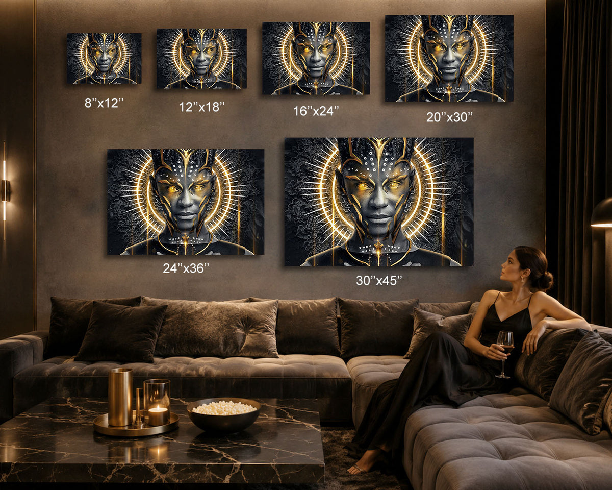 Shuri Wakanda Oil Painting Artwork