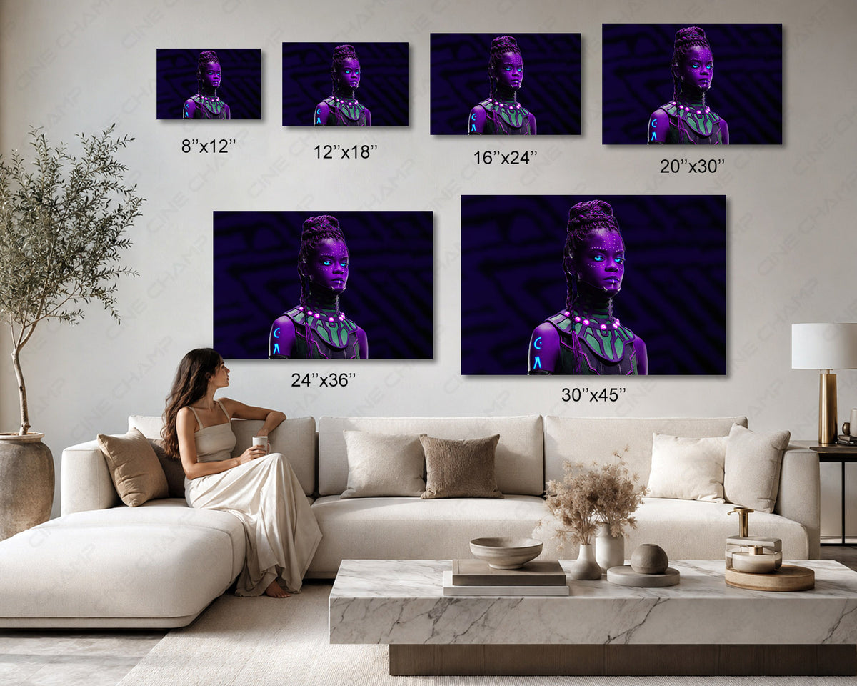 Shuri Wakanda Warrior Wall Art