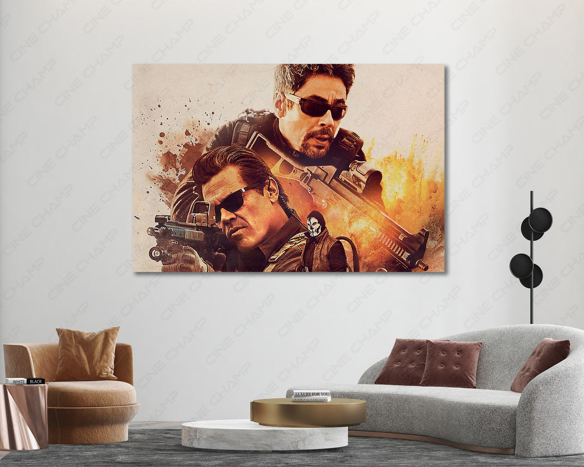 Sicario Crime Thriller Canvas Artwork
