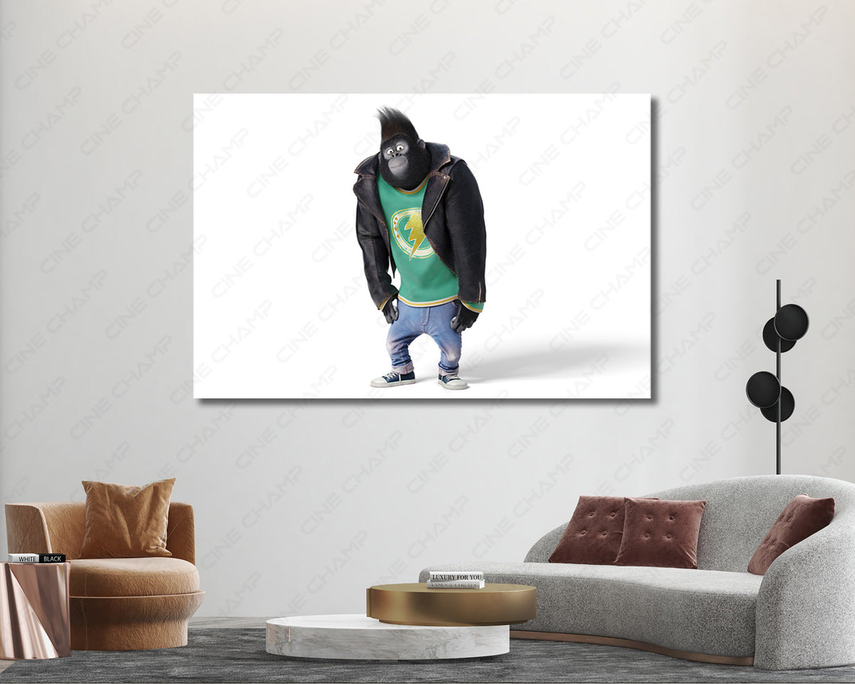 Sing animated movie collector wall art