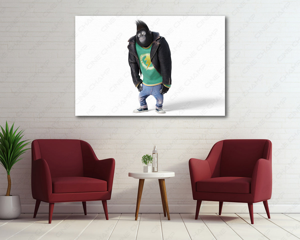 Sing movie Johnny character artwork