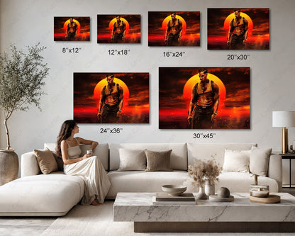 Sinners Dark Cinematic Canvas