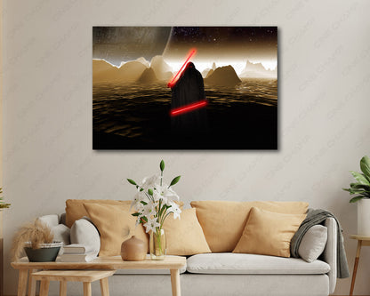 Sith Lord Star Wars Canvas Print