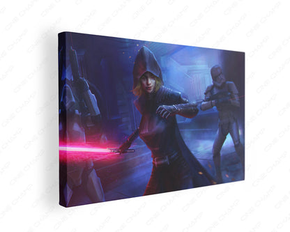 Sith Star Wars Assassin Canvas Wall Art