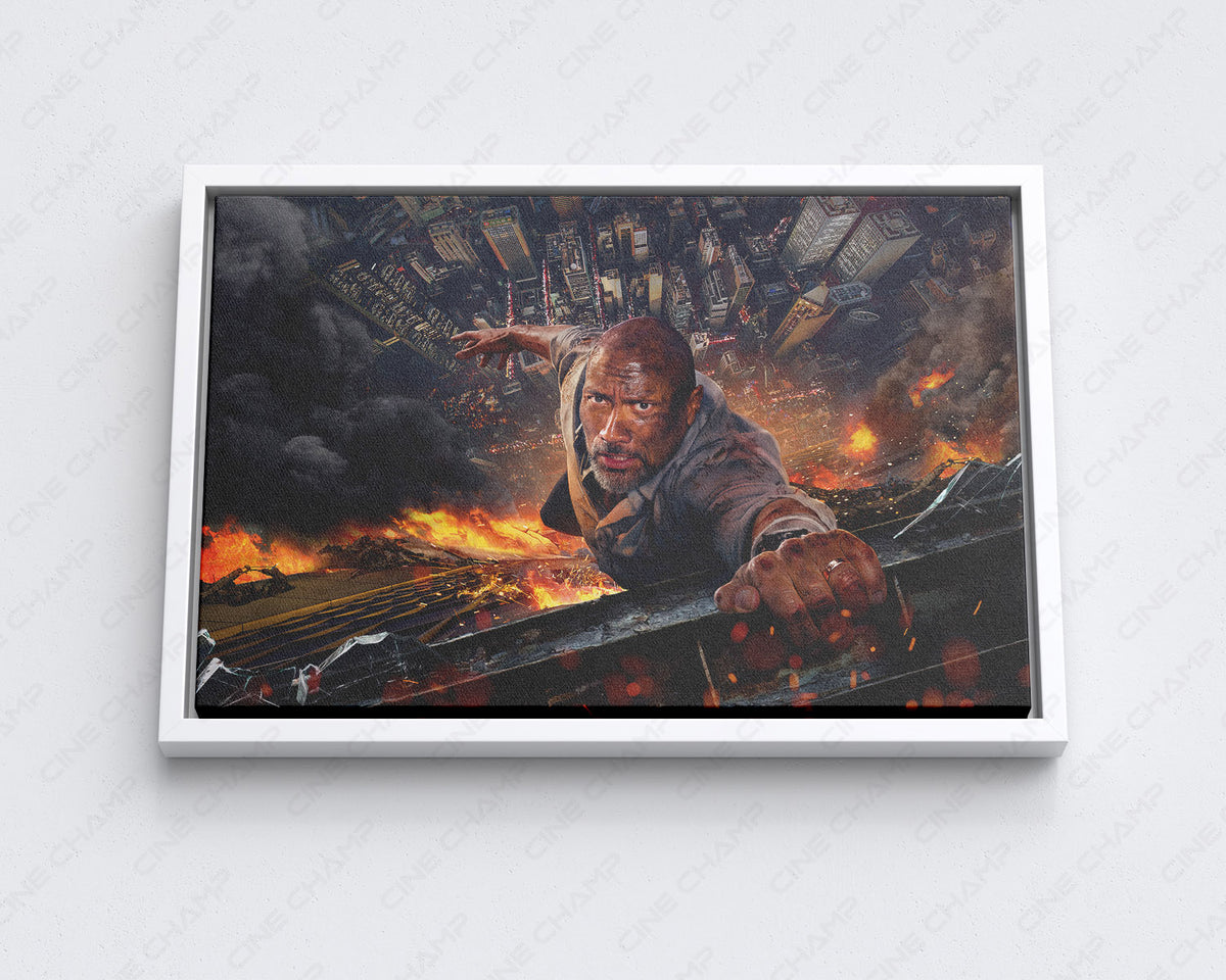 Skyscraper Action Movie Artwork