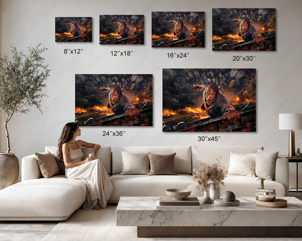 Skyscraper Gaming Room Wall Art
