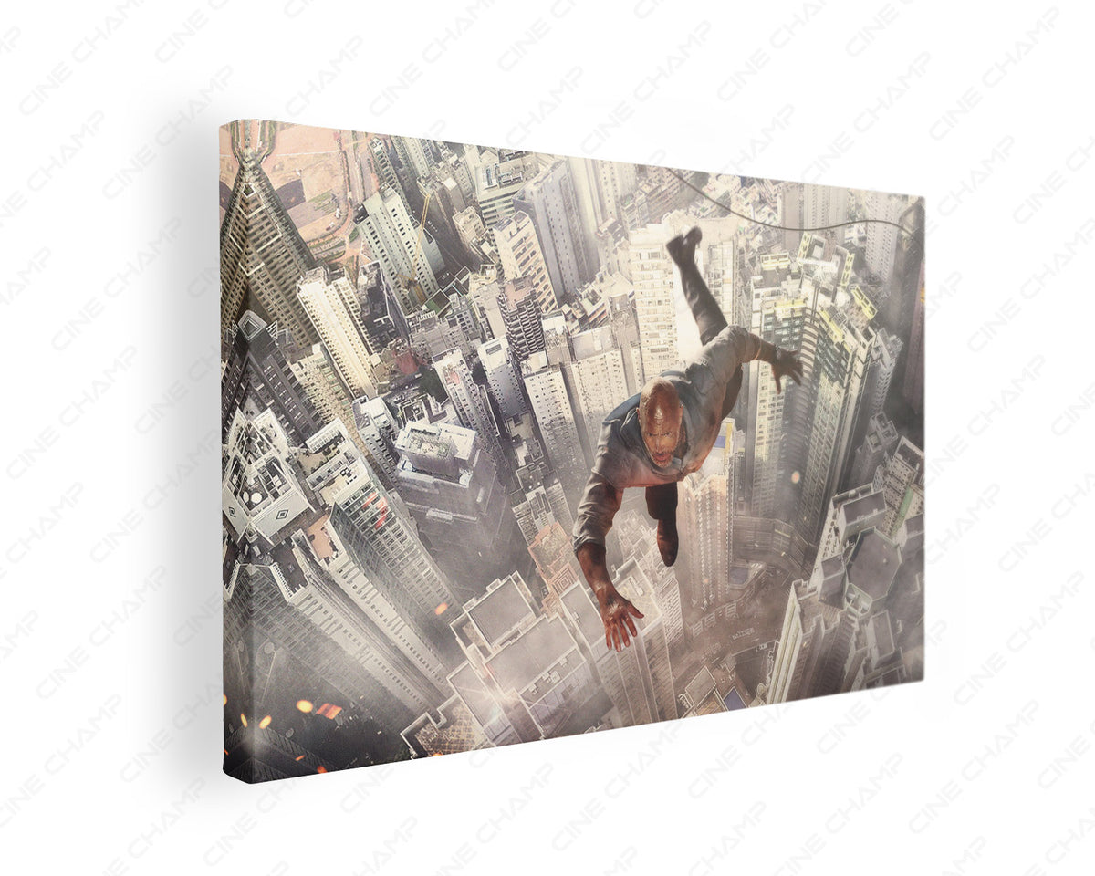 Skyscraper movie canvas wall art