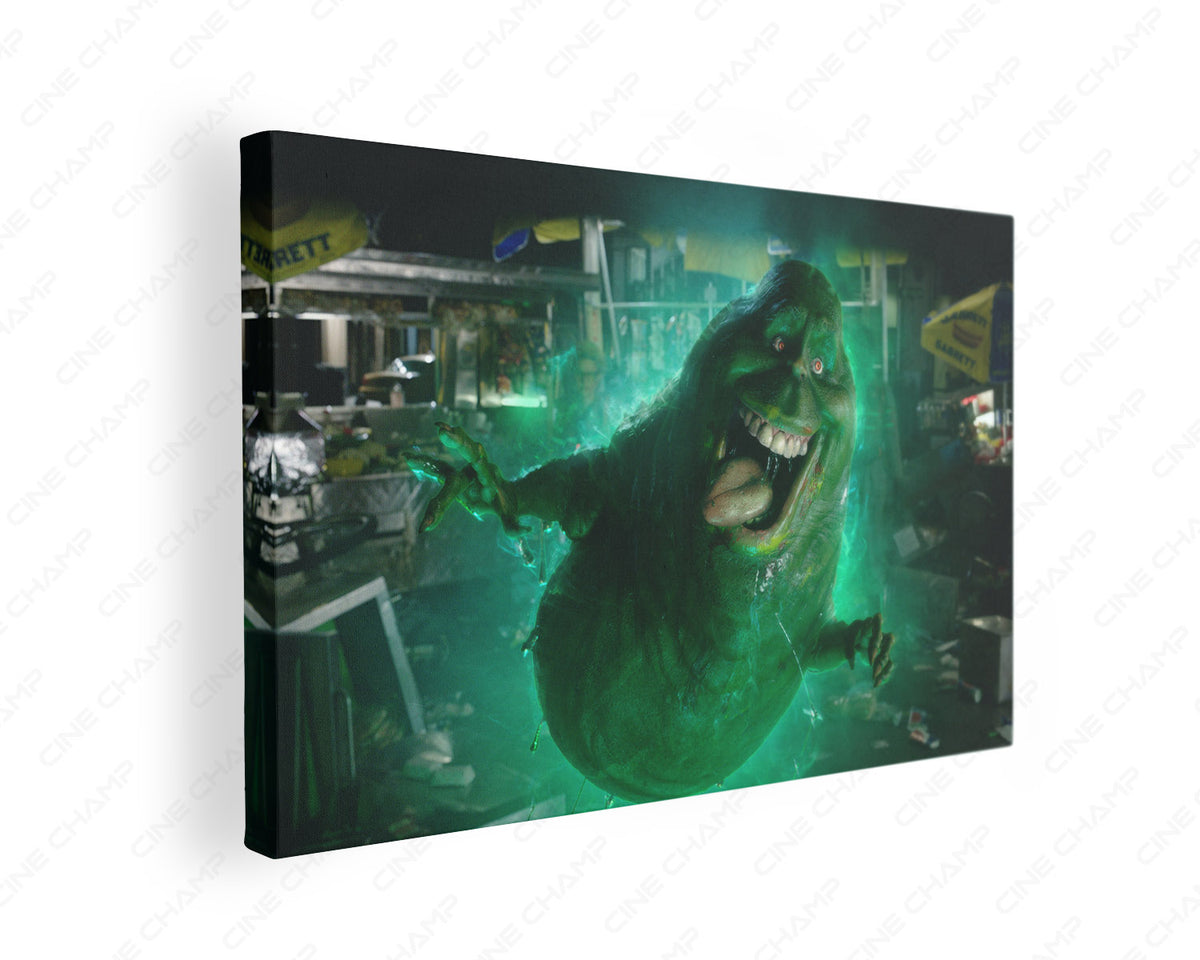 Slimer Ghostbusters Canvas Wall Art