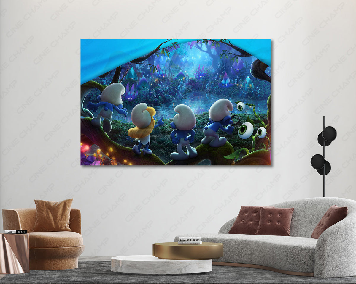 Smurfs Animated Fantasy Wall Art