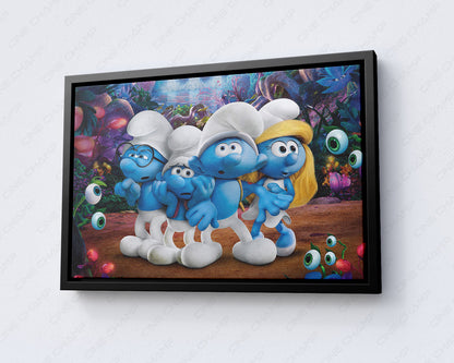 Smurfs Fantasy Adventure Canvas Print