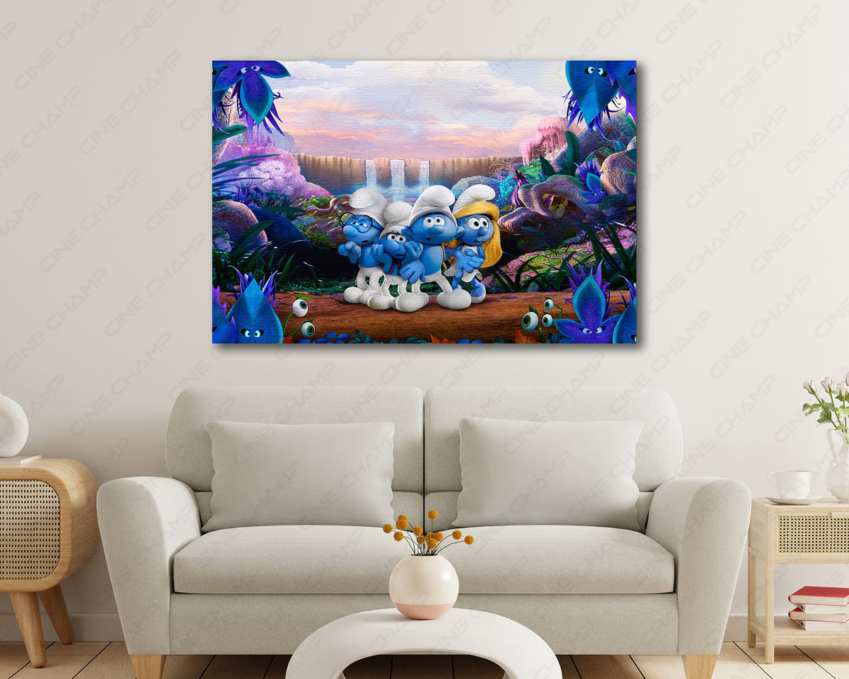 Smurfs The Lost Village Canvas Print