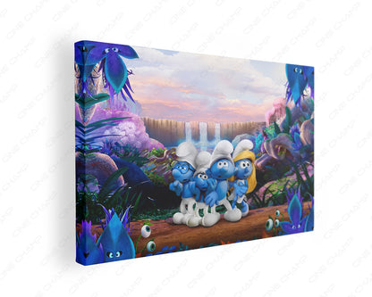 Smurfs The Lost Village Canvas Wall Art