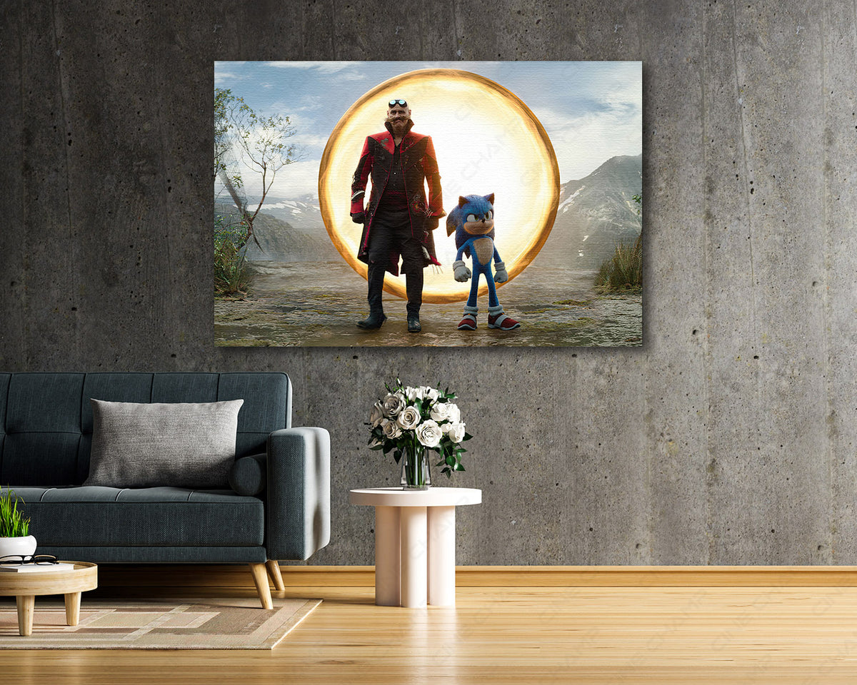 Sonic the Hedgehog Dr Robotnik canvas print