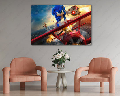 Sonic the Hedgehog 2 Canvas Print