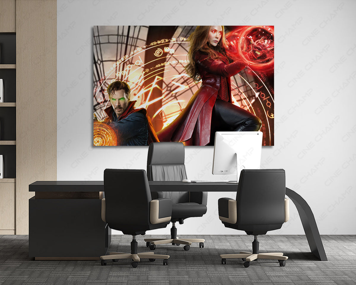 Sorcerer Supreme cinematic canvas wall art