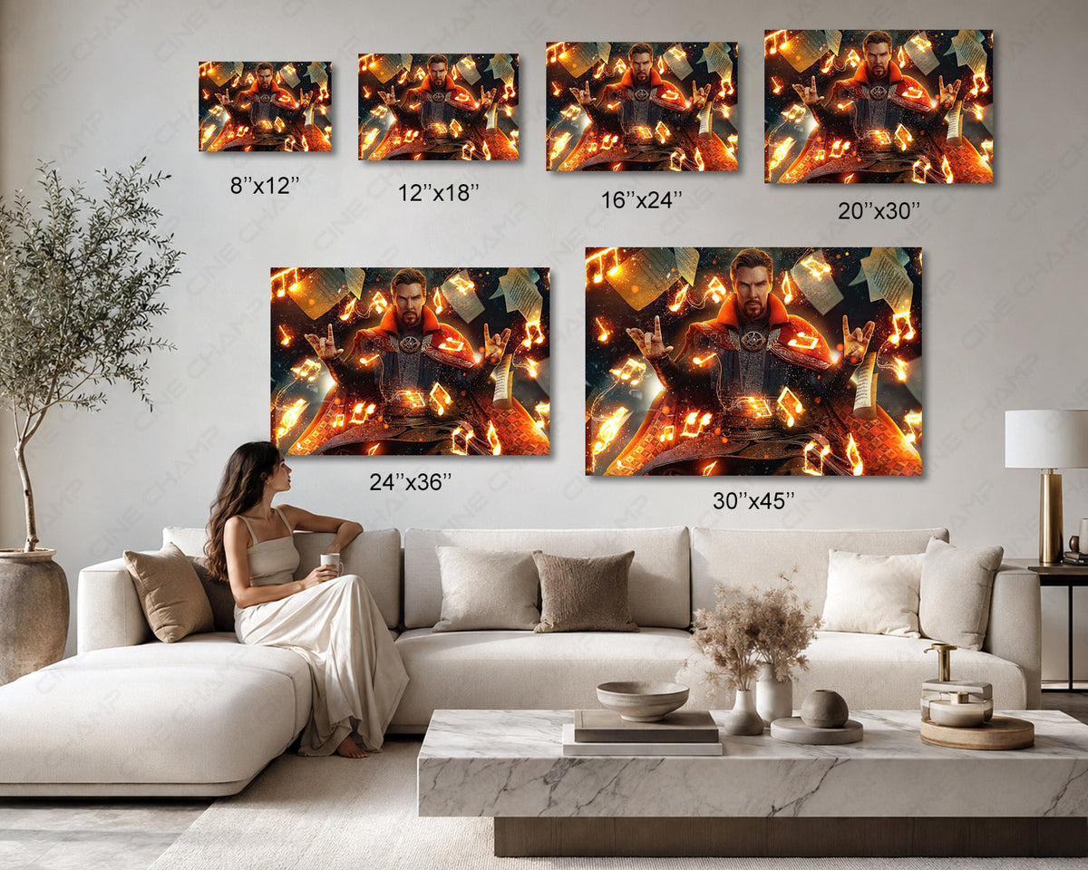 Sorcerer Supreme dimensional canvas decor
