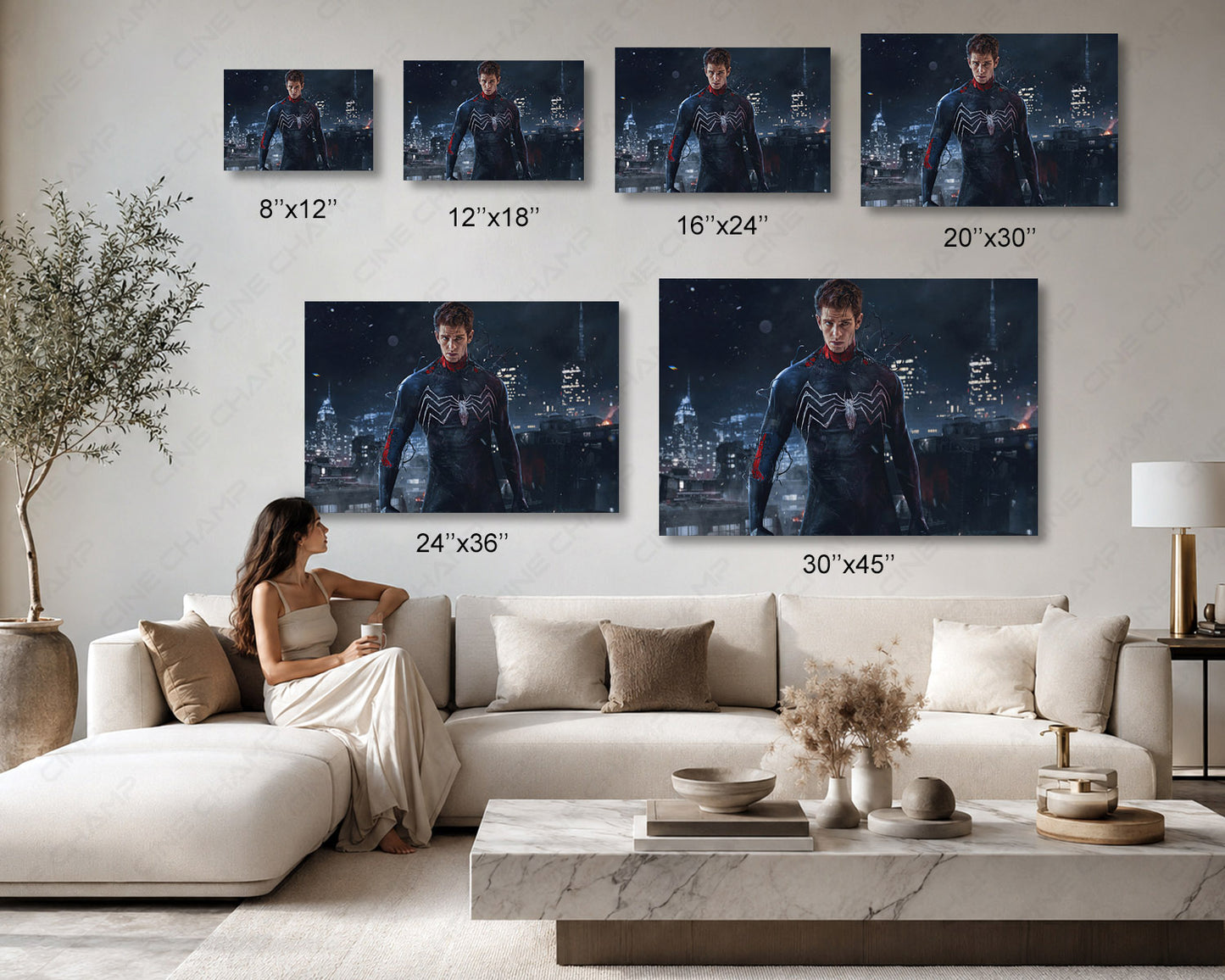 Spider-Man No Way Home Canvas Print Marvel Superhero Wall Art