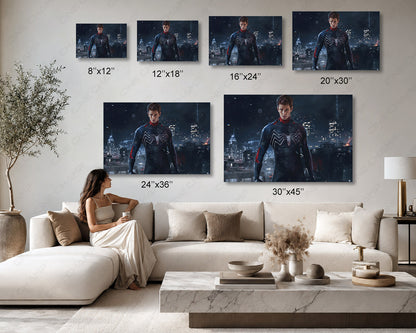 Spider-Man No Way Home Canvas Print Marvel Superhero Wall Art