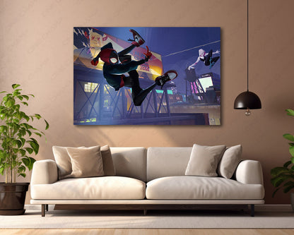 Spider-Man Into The Spider-Verse Canvas Print