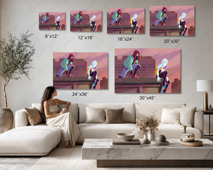 Spider-Verse Character Wall Art