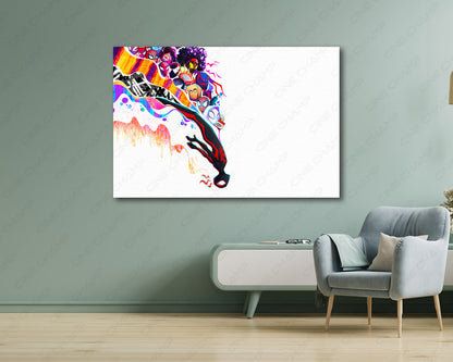 Spider Man Leap Of Faith Canvas Print