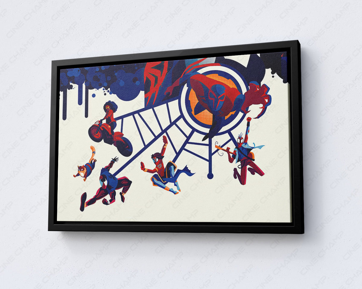 Spider Punk canvas for gaming room