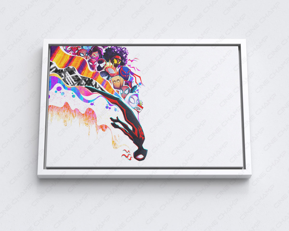 Spider Verse Cinematic Canvas Artwork