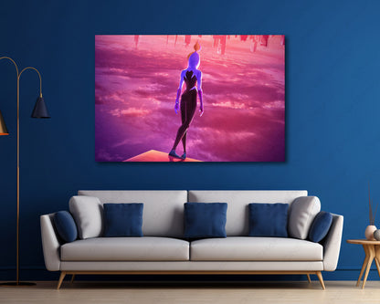Spider Verse Marvel animated canvas print