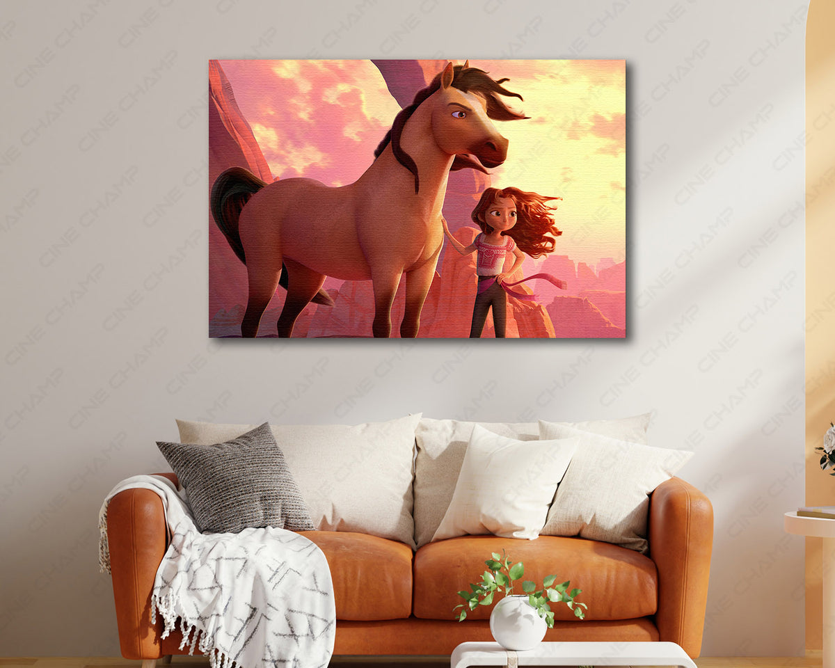 Spirit Untamed Movie Canvas Print