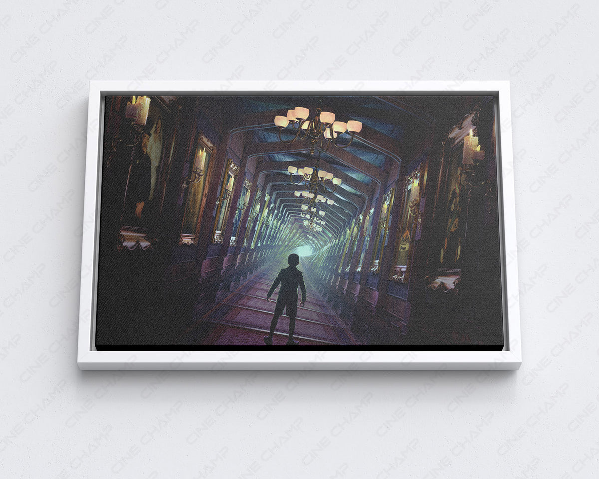 Spooky haunted house wall decor