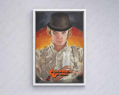 Stanley Kubrick Malcolm McDowell Wall Art