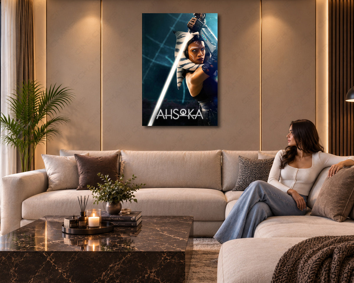 Star Wars Ahsoka Canvas Print for Bedroom Wall Decor