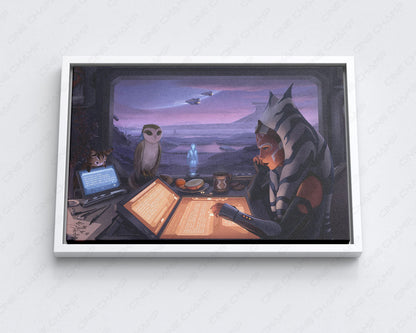 Star Wars Ahsoka Lofi Canvas Artwork