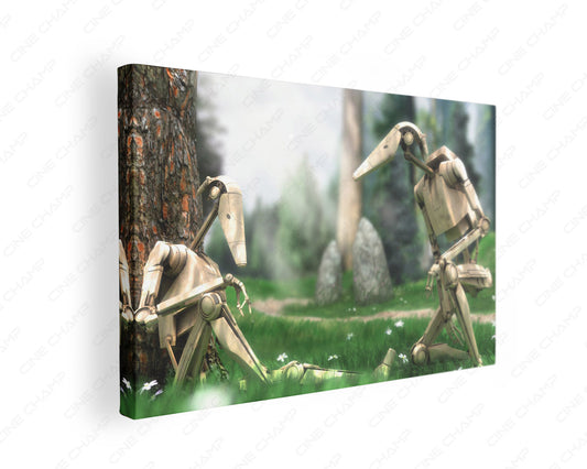 Star Wars Battle Droid Canvas Wall Art