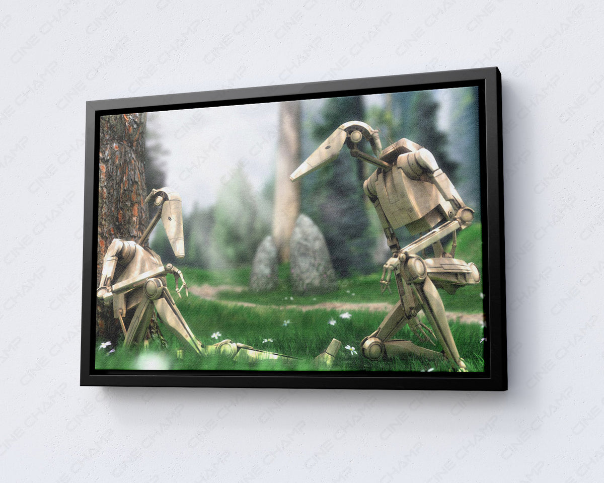 Star Wars Battle Droid Movie Canvas