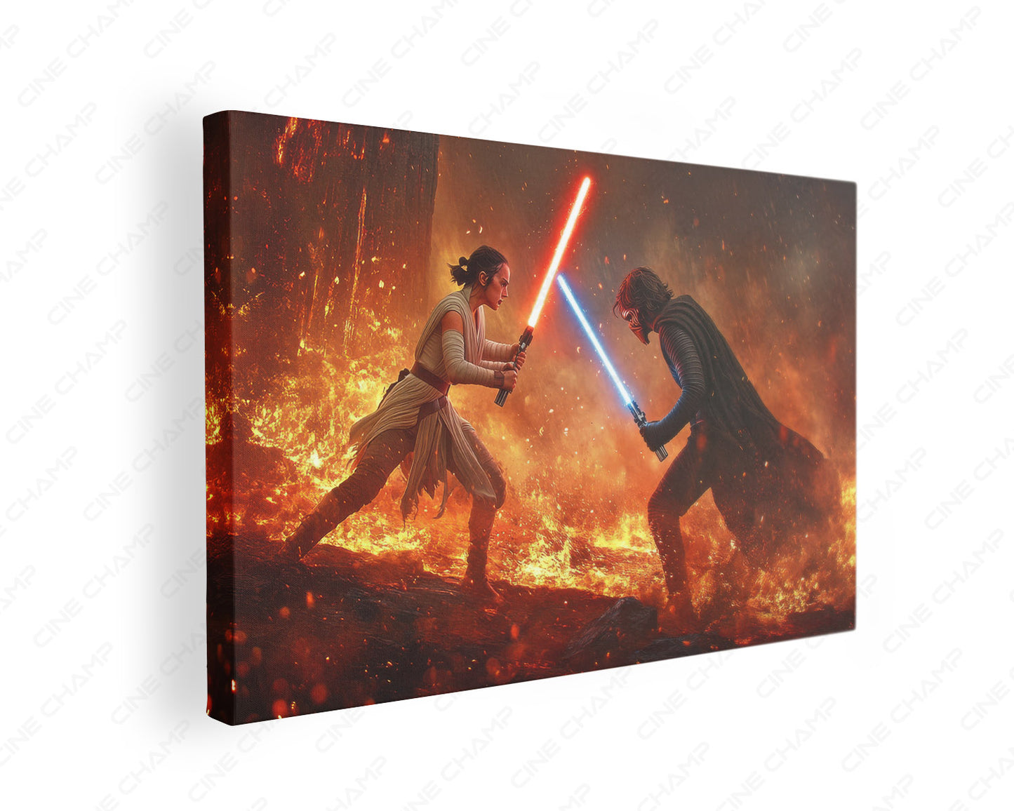 Star Wars: The Force Awakens Canvas Print Gallery Wrap Featuring Epic Sci-Fi Saga Inspired Wall Artwork