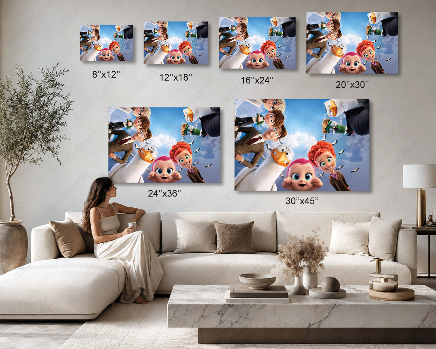 Storks Movie Canvas Wall Art