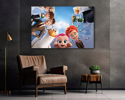 Storks Movie Canvas Wall Art