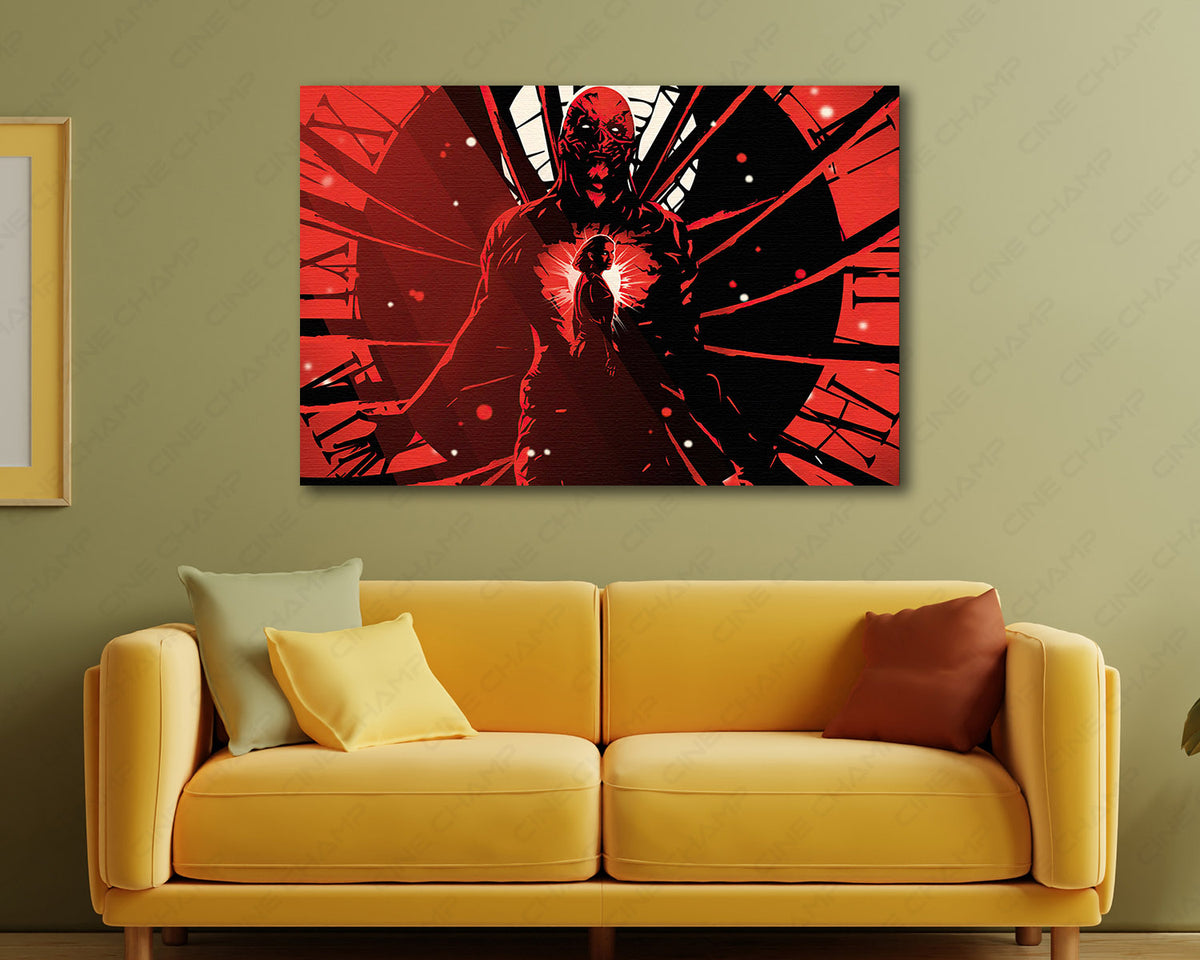 Stranger Things Season 4 Illustrated Canvas Print