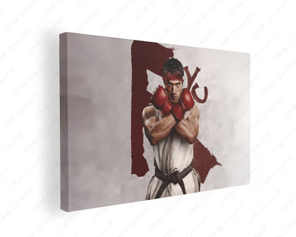 Street Fighter Canvas Print Fighting Wall Art
