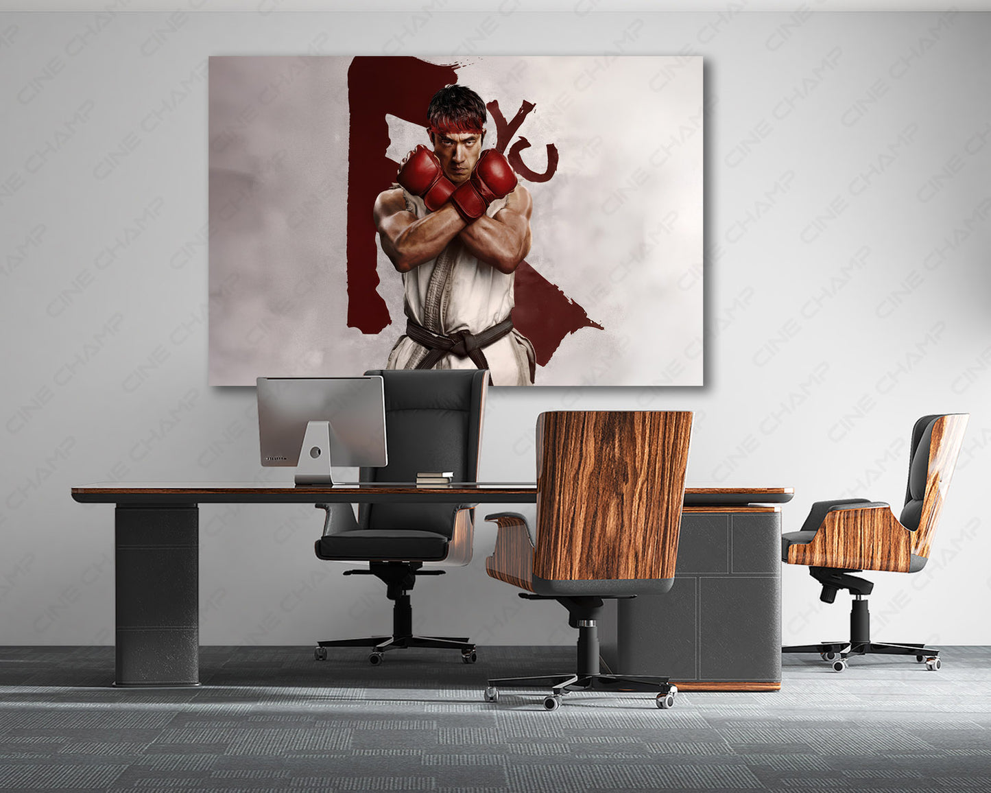 Street Fighter Canvas Print Fighting Wall Art