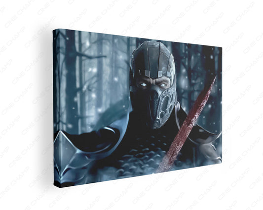 Sub-Zero In Mortal Kombat Canvas Wall Art